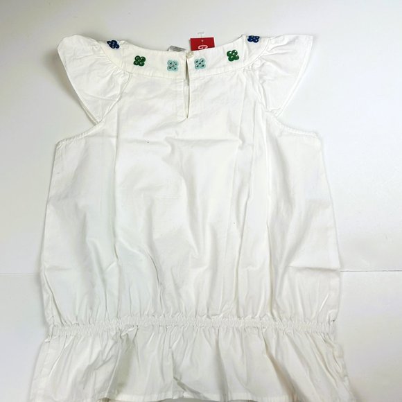 NWT Gymboree Fashion Flower Cuffed Denim Pant & Ruffle Top Size 10 - Picture 8 of 8